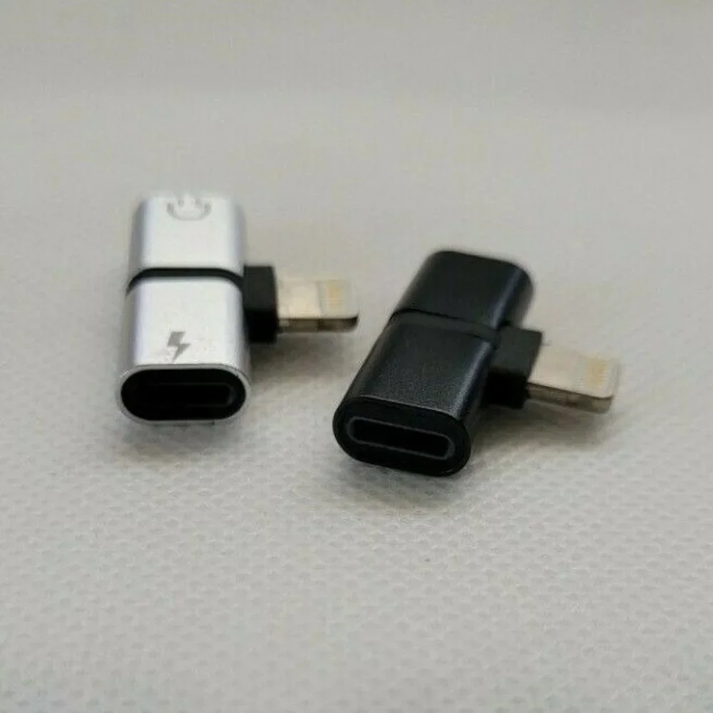 Set of 2 2 in 1 Adapter Headphone Jack Splitter Audio w/quick connector